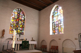 Innenansicht der St.-Marien-Kirche Sandesneben