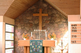Der Altar der St.-Marien-Kapelle in Schönberg